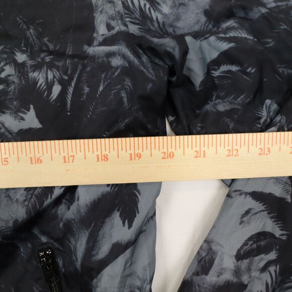 Slate & Stone Windbreaker Tropical PrJacket Men's size Medium Black Full Zip - Picture 4 of 12